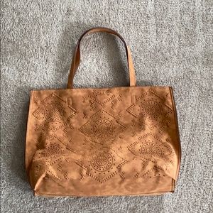 Street Level Brown Tote Bag